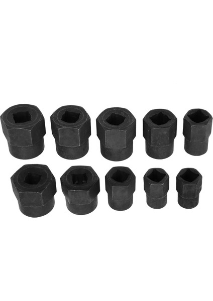 10 Adet Somun Sökme Aleti Seti Kırık 9‑19MM Somunlar Için Hasarlı Çıkarıcı Alüminyum Kutulu (Yurt Dışından) indirimleri