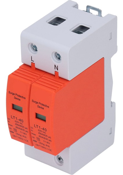 Ac Aşırı Gerilim Koruyucu 2p Alev 36MM Ray Montajı Koruyucu Parazit Önleyici Cihaz 420V (Yurt Dışından) indirimleri