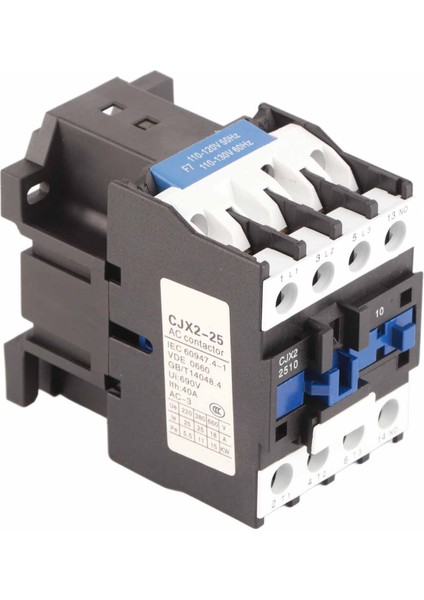 AC110V Kontaktör 3 Kutuplu Normalde Açık Kontaktör Gümüş Kontak Dın Ray Montajı Cjx2 2510 (Yurt Dışından) fiyatları