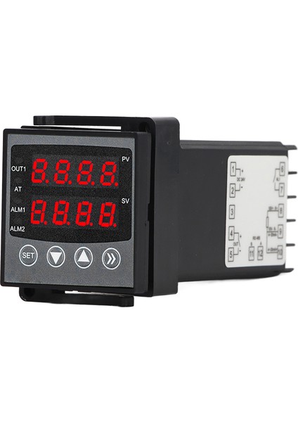 Sıcaklık Kontrol Cihazı Pıd Çift Dijital Ekran Alarm Fonksiyonu Termostat Sıcaklık Kontrol Cihazı Dc 24V (Yurt Dışından) fiyatları