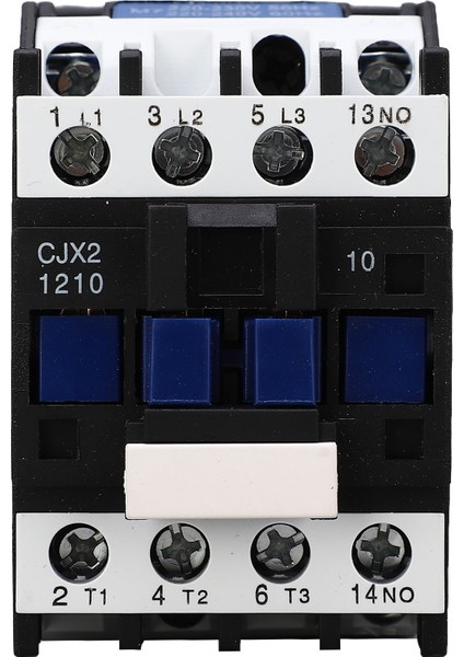 Ac Kontaktör 220V 3p 1no 12A Ray Montajlı Gümüş Kontak Düşük Voltaj Motor Kontrol Cihazı (Yurt Dışından)