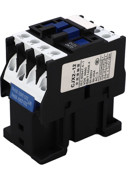 Ac Kontaktör 220V 3p 1no 12A Ray Montajlı Gümüş Kontak Düşük Voltaj Motor Kontrol Cihazı (Yurt Dışından) fiyatları