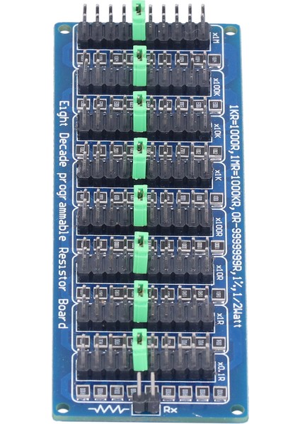 Programlanabilir Direnç Kartı Vida Terminal Bloğu 0.1r Ila 9999999R 8 Bölüm 0.1r Doğruluk Bileşen (Yurt Dışından) fiyatları