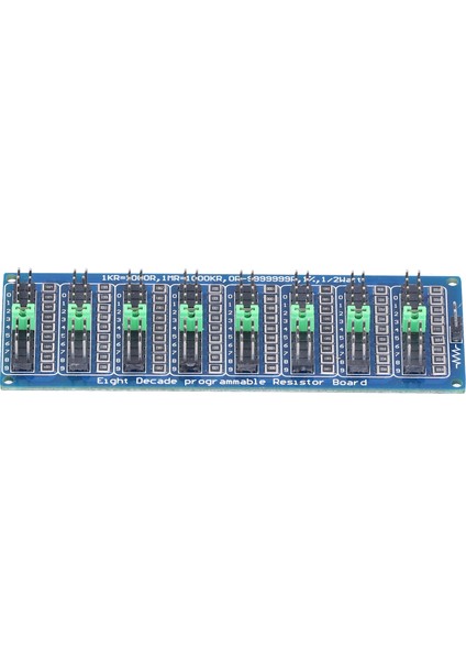 Programlanabilir Direnç Kartı Vida Terminal Bloğu 0.1r Ila 9999999R 8 Bölüm 0.1r Doğruluk Bileşen (Yurt Dışından) modelleri