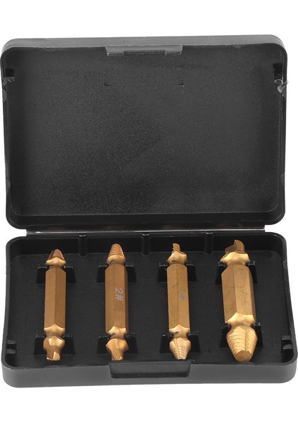 4 Adet Çift Taraflı Kırık Vida Sökücü Ucu Cıvata Çıkarıcı Sökme Aleti (Yurt Dışından) fiyatları