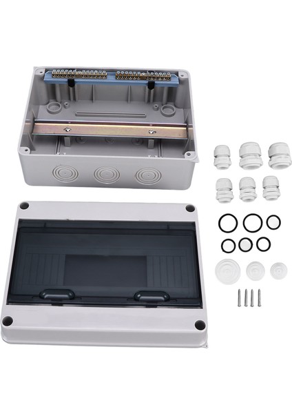 IP65 Su Geçirmez Dağıtım Kutusu 12 Yollu Plastik Bağlantı Kutusu Devre Kesici Için (Yurt Dışından)