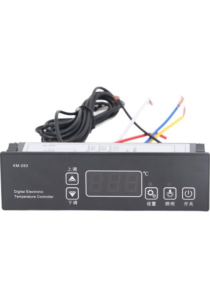 220V Dijital Sıcaklık Kontrol Cihazı Ntc Sensörü Yüksek Doğruluklu Termostat Buzdolabı Dondurucu Için (Yurt Dışından)
