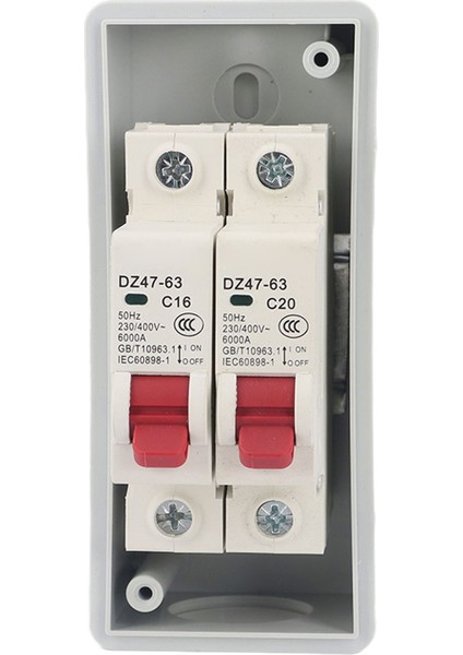 Sg Açık Su Geçirmez Dağıtım Kutusu Güç Devre Kesici Mcb C Tipi 2 Yollu Ac 230V 400V (Yurt Dışından) fırsatları