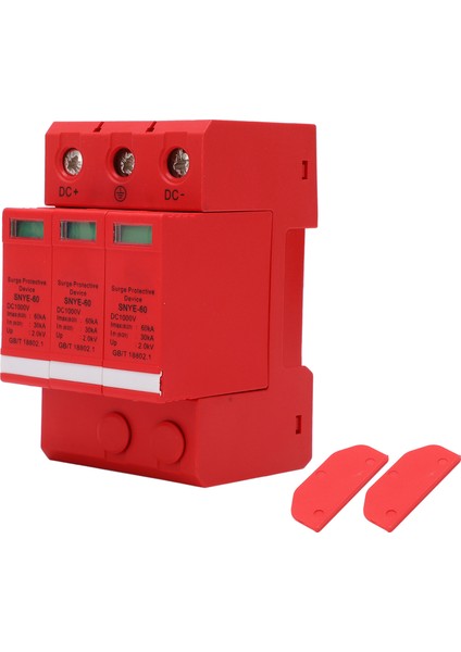 Aşırı Gerilim Koruma Cihazı Fotovoltaik Kesici Koruyucu DC1000V 60KA Dağıtım Kutusu Malzemeleri Turuncu Kırmızı 3p (Yurt Dışından)