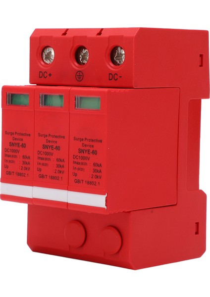 Aşırı Gerilim Koruma Cihazı Fotovoltaik Kesici Koruyucu DC1000V 60KA Dağıtım Kutusu Malzemeleri Turuncu Kırmızı 3p (Yurt Dışından) fırsatları