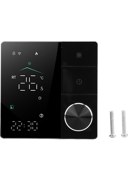 AC95‑240V Akıllı Termostat Wifi Programlanabilir Kapasitif Dokunmatik Düğme Ses App Kontrolü Su Isıtma Için Ev Termostatı (Yurt Dışından)