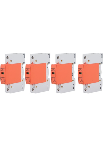 4 Adet 1p Aşırı Gerilim Koruma Cihazı Dın Ray Montajlı Spd Ev Koruma Koruyucusu Ac 420V RMU1‑C40 (Yurt Dışından)