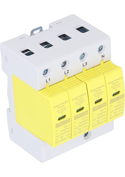 420V Ac 4p Aşırı Gerilim Koruma Cihazı Aşırı Gerilim Koruması Ev Tipi 36MM Ray Montajı (Yurt Dışından) fırsatları
