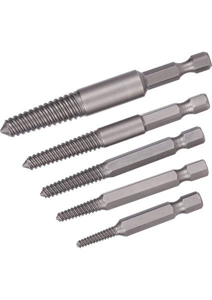 5 Adet Kırık Vida Çıkarıcı Altıgen Şaft Ince Dişler Hasarlı Cıvataları Çıkarma Aracı Kolay Çıkarma Kiti (Yurt Dışından) fırsatları