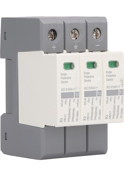 Dc Aşırı Gerilim Koruma Cihazı Deşarj Fotovoltaik Devre Kesici Koruyucu 3p 1000V 10‑20KA Dağıtım Kutusu Malzemeleri (Yurt Dışından) fiyatları