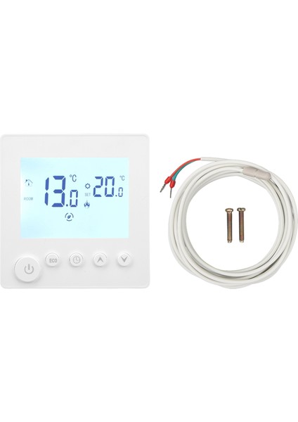 Dijital Termostat LCD Ekran Zamanlama Sıcaklık Kontrol Cihazı Isıtma Için (Yurt Dışından)