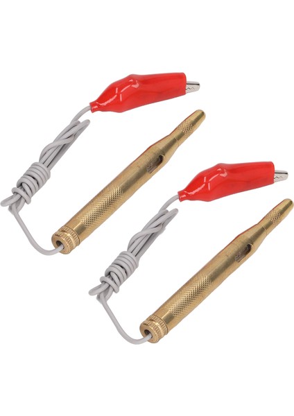 2 Adet Timsah Klipsli Otomotiv Voltaj Test Kalemi Araba Devre Test Cihazı Prob Seti DC6‑24V (Yurt Dışından) fiyatları