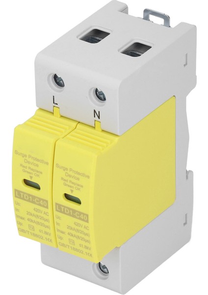 2p Aşırı Gerilim Koruma Cihazı Gerilim Tutucu Yüksek Doğruluk Ev Aşırı Gerilim Koruyucusu AC420V (Yurt Dışından) indirimleri