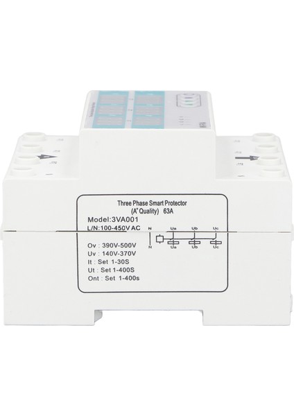 3 Fazlı Ayarlanabilir Voltaj Koruyucu 220V Kendi Kendini Sıfırlayan Ev Tipi Aşırı ve Düşük Voltaj Koruyucu Cihaz (Yurt Dışından) fiyatları