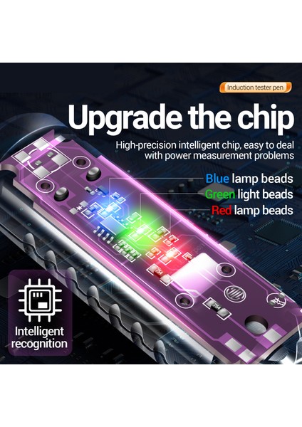 Aneng B15 Indüksiyon Test Kalemi Vurgu Rengi Işık Profesyonel Ac Voltaj Algılama Elektrikçi Tornavida Test Araçları 24V-250V (Yurt Dışından) indirimleri