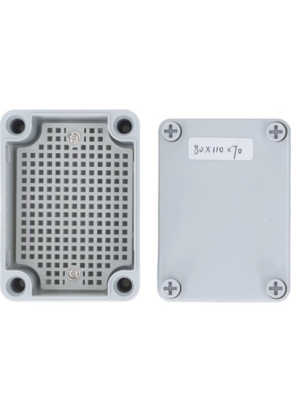 Montaj Plakalı Bağlantı Kutusu Abs Plastik Dıy Elektrik Proje Kutusu IP67 Su Geçirmez Toz Geçirmez Muhafaza Gri (Yurt Dışından) fırsatları