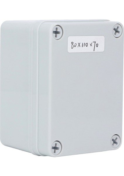 Montaj Plakalı Bağlantı Kutusu Abs Plastik Dıy Elektrik Proje Kutusu IP67 Su Geçirmez Toz Geçirmez Muhafaza Gri (Yurt Dışından) indirimleri
