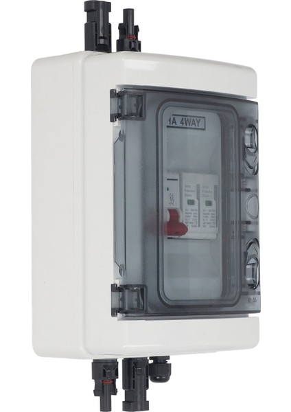 Pv Kombinasyon Kutusu IP65 Su Geçirmez Güneş Fotovoltaik Kombinasyon Kutusu DC500V 32A Devre Kesici Aşırı Gerilim Korumalı (Yurt Dışından) modelleri