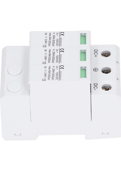 Dc 1000V 40KA Aşırı Gerilim Korumalı Parafudr Fotovoltaik Güç Sistemi Için Koruyucu Cihaz Beyaz 3p (Yurt Dışından) modelleri