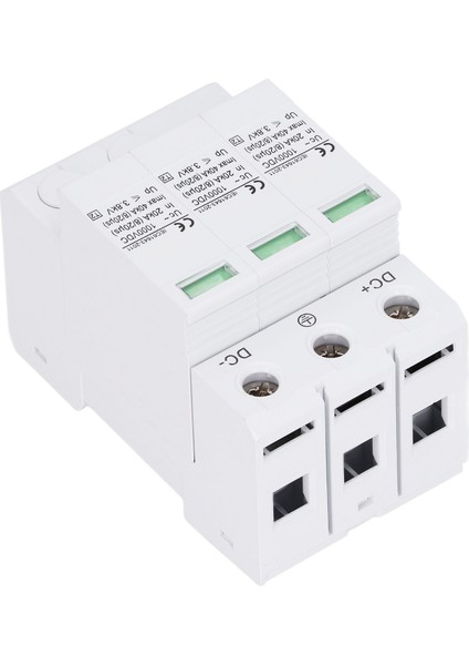 Dc 1000V 40KA Aşırı Gerilim Korumalı Parafudr Fotovoltaik Güç Sistemi Için Koruyucu Cihaz Beyaz 3p (Yurt Dışından) fırsatları
