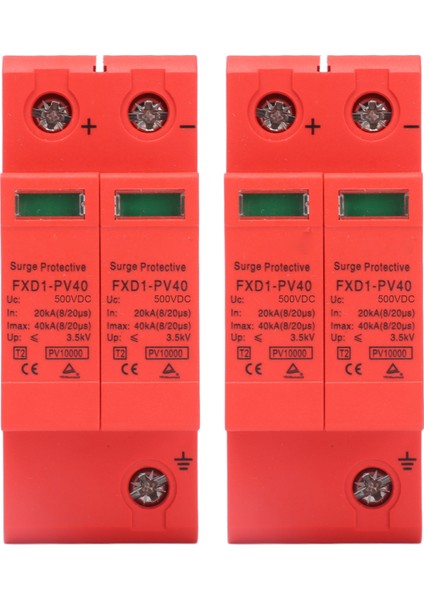 Adet Spd Koruyucu Cihazlar Dc Fotovoltaik Tutucu 2p 40KA FXD1‑PV40 (Yurt Dışından)