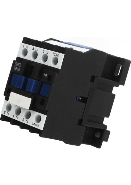Cjx2 0910 Elektrik Güç Kontaktörü 3 Faz Gümüş Kontak Din Ray Montaj Tabanı ile Motor Ac 220V 9A (Yurt Dışından) fırsatları