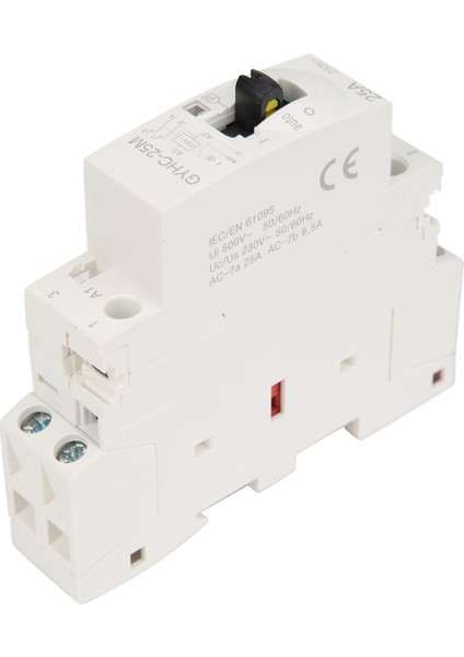 2p 25A 220V 50Hz Dın Raylı Ev Tipi Ac Kontaktörü Manuel Kontrol Anahtarı ile (Yurt Dışından) fiyatları