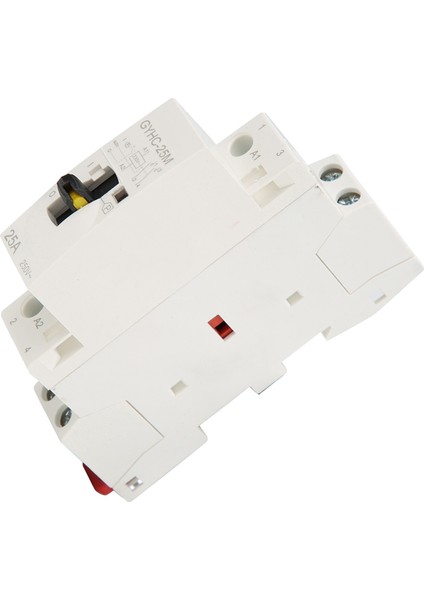 2p 25A 220V 50Hz Dın Raylı Ev Tipi Ac Kontaktörü Manuel Kontrol Anahtarı ile (Yurt Dışından) indirimleri