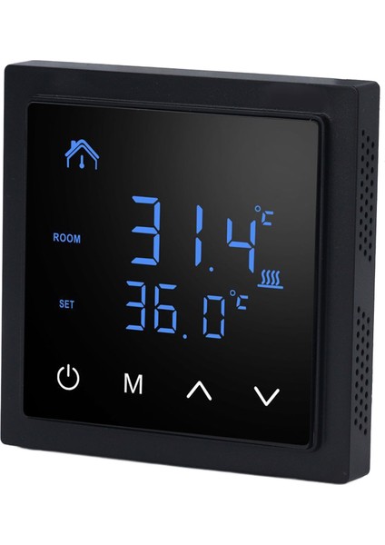 Elektrikli Yerden Isıtma Termostatı LED Ekran Yüksek Doğruluk Yanlış Temas Önleyici Sıcaklık Kontrol Cihazı 16A AC85V‑250V (Yurt Dışından) fiyatları