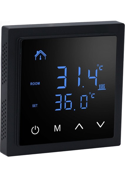 Elektrikli Yerden Isıtma Termostatı LED Ekran Yüksek Doğruluk Yanlış Temas Önleyici Sıcaklık Kontrol Cihazı 16A AC85V‑250V (Yurt Dışından) modelleri