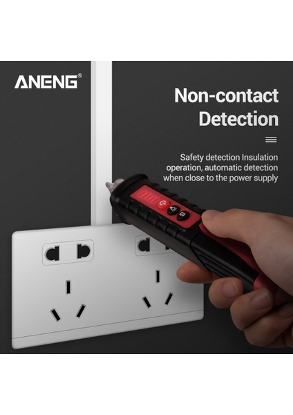 Aneng VD802 Temassız Ac Voltaj Dedektörü Test Cihazı 12V-1000V Kalem Tipi Elektrik Göstergesi LED Çıkış Voltaj Dedektörü Sensörü Wit (Yurt Dışından) fırsatları