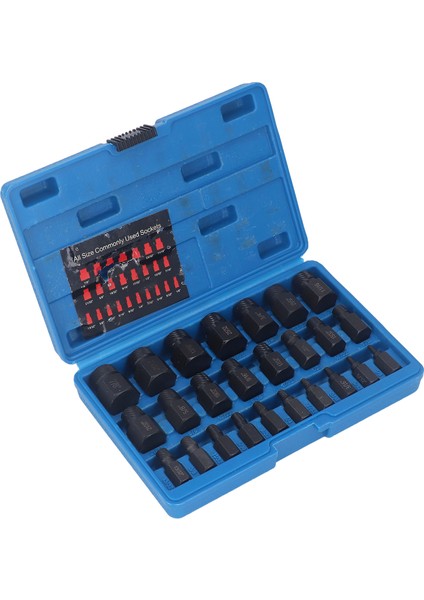 25 Adet Vida Çıkarıcı Cr Mo Çelik Altıgen Başlı Kırık Hasarlı Cıvata Saplama Çıkarıcı Seti Onarım Bakım (Yurt Dışından) fiyatları