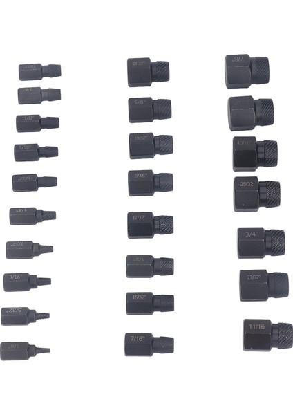 25 Adet Vida Çıkarıcı Cr Mo Çelik Altıgen Başlı Kırık Hasarlı Cıvata Saplama Çıkarıcı Seti Onarım Bakım (Yurt Dışından) indirimleri