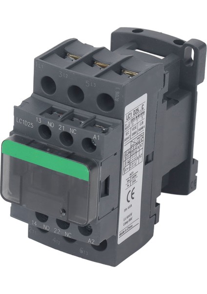 Ac Kontaktör 1no 1nc 25A 380V Yüksek Gerilim Bobini Gümüş Kontak Motor Kontrol Cihazı LC1D25 380V (Yurt Dışından) indirimleri