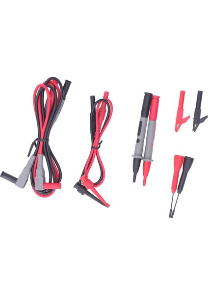 10 Adet Multimetre Test Kablosu Timsah Klips Iğne Probu Bağlantı Kablosu Test Kancası 1000V 10A (Yurt Dışından) fiyatları