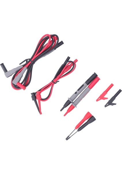 10 Adet Multimetre Test Kablosu Timsah Klips Iğne Probu Bağlantı Kablosu Test Kancası 1000V 10A (Yurt Dışından) modelleri
