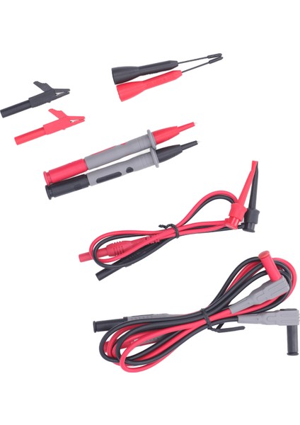 10 Adet Multimetre Test Kablosu Timsah Klips Iğne Probu Bağlantı Kablosu Test Kancası 1000V 10A (Yurt Dışından) fırsatları