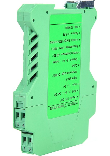 Elektrik Sinyal Izolatörü Analog Giriş Çıkış 4-20MA Akım Sinyali Izolasyonu 1 Giriş 1 Çıkış (Yurt Dışından) fırsatları