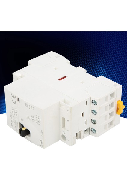 4p 25A 220V 50Hz Dın Raylı Ev Tipi Ac Kontaktörü Manuel Kontrol Anahtarı ile (Yurt Dışından) indirimleri