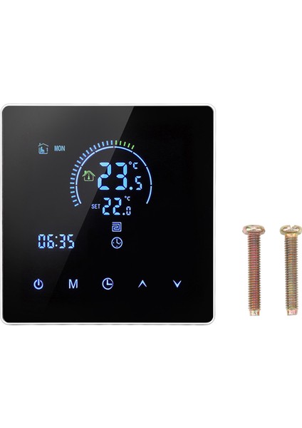 3500W Maksimum Sıcaklık Kontrol Cihazı 5‑60℃ Ayarı LCD Dijital Uzaktan App Kontrol Termostatı Tuya AC90V‑240V Wıfı Tipi (Yurt Dışından)