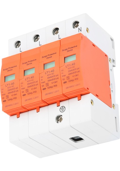 4p 40KA 420VAC Ev Aşırı Gerilim Korumalı Düşük Gerilim Parafudr Cihazı (Yurt Dışından) indirimleri
