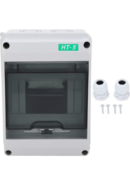 Sigorta Kutusu Pc IP65 Su Geçirmez 5 Yollu Şeffaf Kapak Dağıtım Koruma Kutusu Iç Mekan Dış Mekan Kullanımı Için (Yurt Dışından)