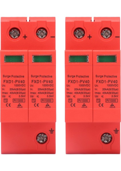 Adet Spd Koruyucu Cihazlar Dc Fotovoltaik Tutucu 2p 40KA FXD1‑PV40 (Yurt Dışından)