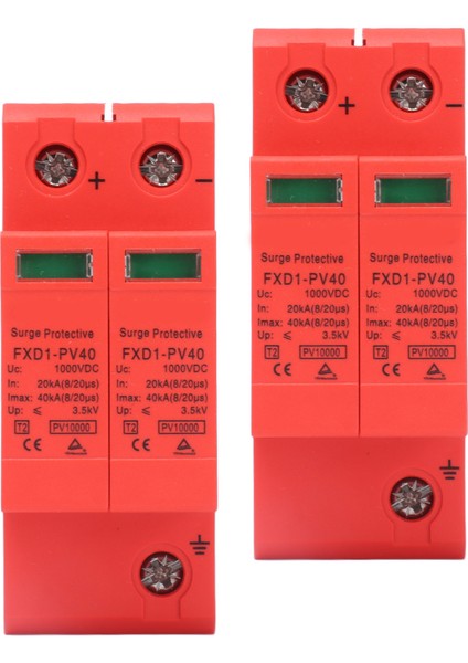 Adet Spd Koruyucu Cihazlar Dc Fotovoltaik Tutucu 2p 40KA FXD1‑PV40 (Yurt Dışından) fiyatları