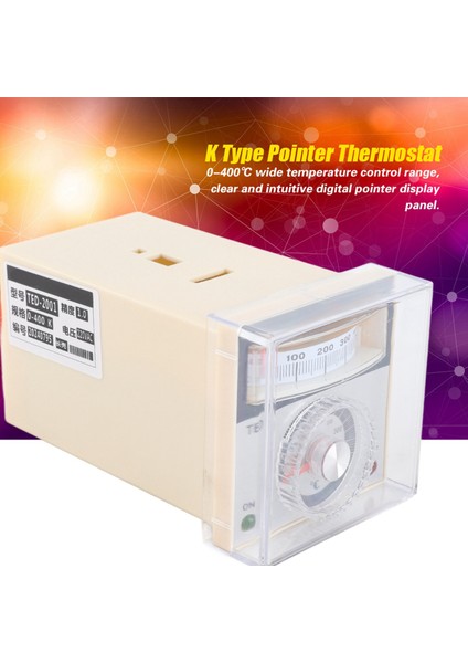 TED-2001 Pointer Sıcaklık Kontrol Cihazı K Tipi Termostat 0-400℃ 220VAC (Yurt Dışından) fiyatları